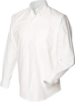 Image de Chemise de travail à manches longues pour homme Henbury RW637 (Medium) (Blanc)