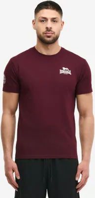 Produktbild von Herren T-Shirt normale Passform WARLINGHAM Oxblood/Off-White M Lonsdale