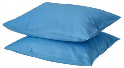 Produktbild von IKEA DVALA Kissenbezug 50x60 cm blau 100% Baumwolle
