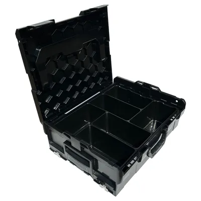Produktbild von L-BOXX 136 Schwarz + Einsatz 6 Mulden
