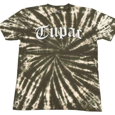 Zdjęcie produktu dla 2Pac Gothic Logo (Wash Collection) Green XL Koszulka