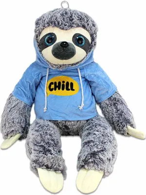 Produktbild von Faultier Chill Motiv als Kuscheltier - ca. 80 cm