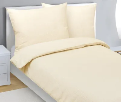 Obrázek produktu pro Krepové povlečení - Béžová - 140x220, 70x90