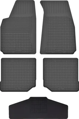 Produktbild von Gummi Fußmatten Set Für: Audi 90 B3 (1986-1991) Gummimatten Schwarz