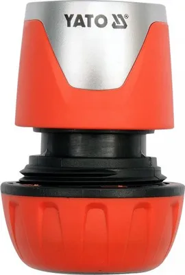 Obrázok produktu pre Yato YT-99804, Konektor na hadicu, 3/4", ABS, Polyoxymetylén (POM), Polypropylén (PP), Termoplastická guma (TPR), Čierna, Oranžová, Strieborná