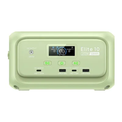 Immagine prodotto di BLUETTI Elite 10 mini-centrale elettrica, portatile, batteria da 128 Wh con presa di corrente da 200 W, UPS, generatore solare a ricarica rapida per campeggio e viaggi -Verde