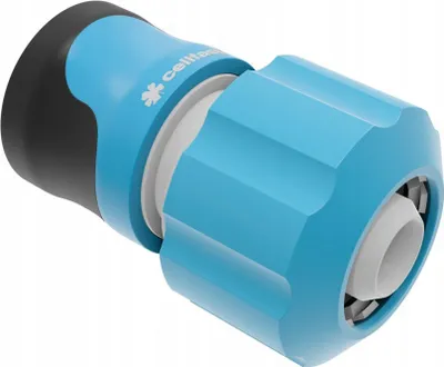 Produktbild von CELLFAST 53-135, Schlauchanschluss, 3/4", ABS, Polycarbonat (PC), Edelstahl, Schwarz, Blau