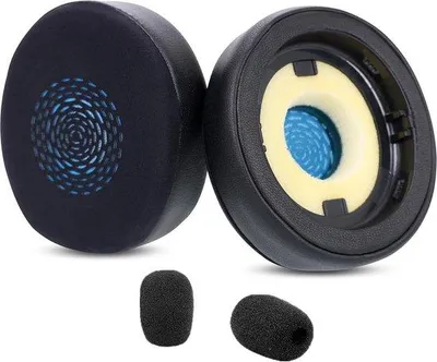 Produktbild von Ersatz-Ohrpolster für kabellose Jabra Evolve2 75 Kopfhörer (nicht geeignet für Evolve 75) - Luxento