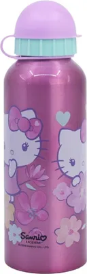 Produktbild von Hello Kitty Aluminium Trinkflasche 530ml Kinderflasche