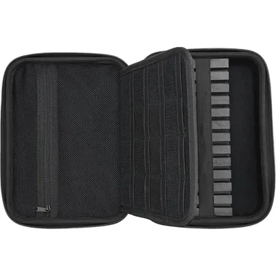 Produktbild von Mission ABS-4 Darts Case Metallic Schwarz Darttasche