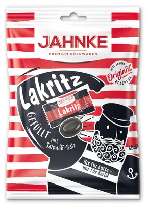 Produktbild von Jahnke Lakritz Bonbons gefüllt 125g