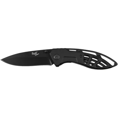 Image de Couteau pliant, une main, clip ceinture, manche percé