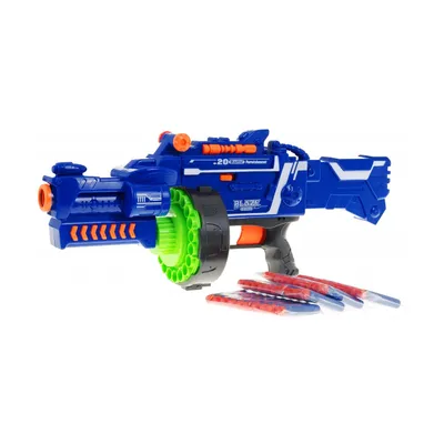 Produktbild von Maschinengewehr für Kinder ab 6 Jahren Blaze Storm + 20 lange Schaumstoffkugeln