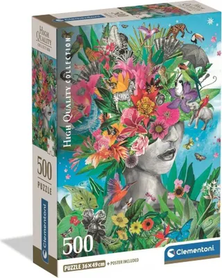Immagine prodotto di Puzzle CLE 500 Compact Head in the Jungle 35600