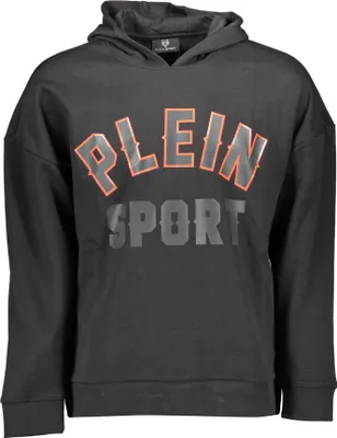 Produktbild von Stylisches Schwarzes Herren Sweatshirt mit Kapuze und Kontrastdetails