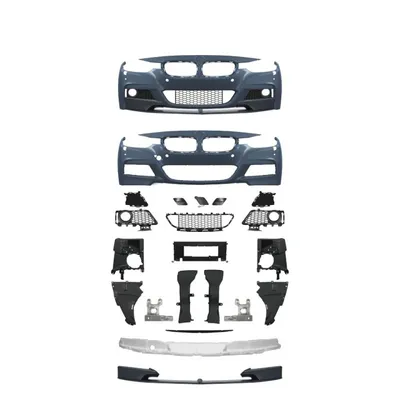 Produktbild von AN Sport Performance Stoßstange vorne für SRA+ Frontspoiler schwarz passend für BMW 3er F30 F31 Serie & M-Paket