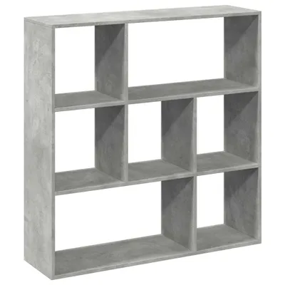 Obrázek produktu pro vidaXL Rozdělovač pokojů knihovna betonová šedá 102x29x103,5 cm materiál na bázi dřeva