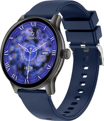 Produktbild von INF Multifunktionale Smartwatch mit Bluetooth-Anruffunktion für den Alltag Blau