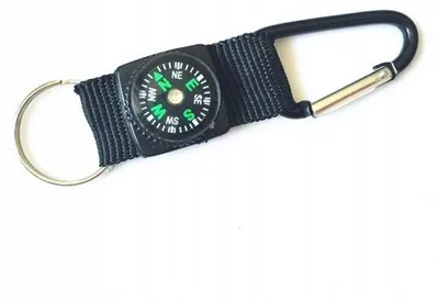 Obrázek produktu pro Karabina s kompasem Klíčenka EDC Survival