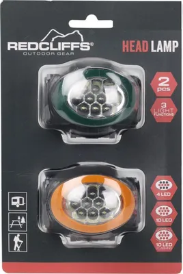 Image de RedCliffs Set de 2 lampes frontales pour l'extérieur