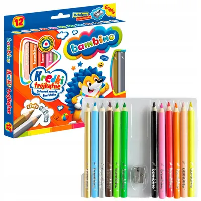 Produktbild von Bambino Jumbo Dicke Buntstifte für Kinder 12 Farben