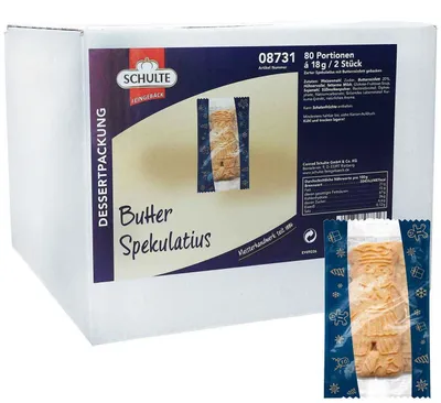 Produktbild von Schulte Butter Spekulatius 80x2er