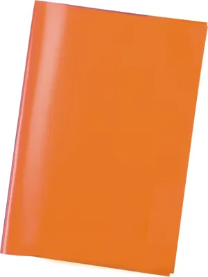 Produktbild von Heftschoner A5 PP transparent/orange Packung mit 25 Stück