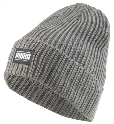 Produktbild von Puma - "Classic" Mütze Umgekrempelter Umschlag für Herren/Damen Uni MR336 (Einheitsgröße) (Grau/Silber)