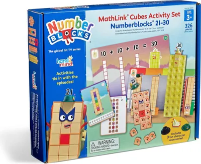 Immagine prodotto di Blocchi di numeri 21-30 in inglese Set di attività per bambini