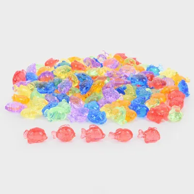 Immagine prodotto di TickiT pesce trasparente colorato giocattolo educativo - 120 pezzi