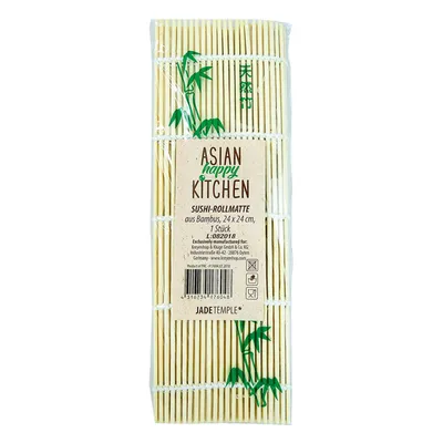 Produktbild von JADE TEMPLE Sushi-Bambusmatte Asiatische Happy Kitchen, 24x24 cm