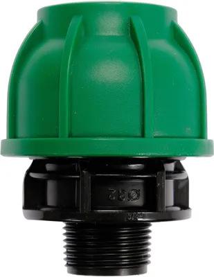 Immagine prodotto di Raccordo a morsetto in PP con filettatura esterna 32 mm x 3/4"