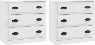 Produktbild von Sideboards 2 Stk. Weiß Holzwerkstoff
