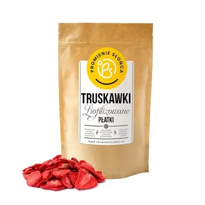 Zdjęcie produktu dla Truskawki Liofilizowane Płatki 20 g