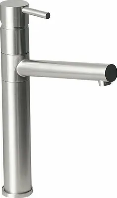 Immagine prodotto di Miscelatore da cucina MINIMAL con bocca dritta, acciaio inox satinato