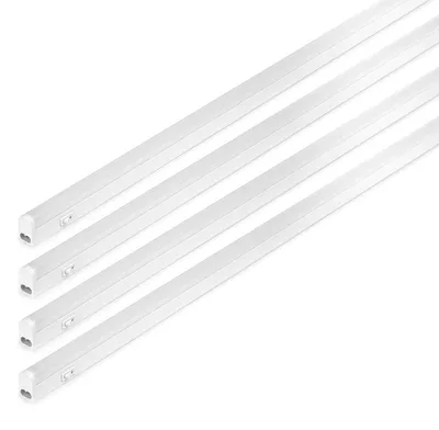 Produktbild von 4 x LED Unterbauleuchte Lightbar Connect Linex 115cm Weiß IP20 20W 2200lm warmweiß 3000K mit Schalter