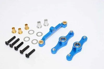 Productafbeelding van Verbeteringsset voor RC-auto's van aluminium - met kogellagers - 13 x 99 cm - blauw