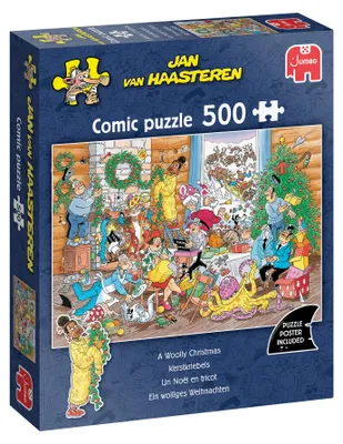 Produktbild von Jan van Haasteren - Ein wolliges Weihnachten (500 Teile), 500 Stück(e), Humor, 15 Jahr(e)