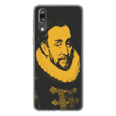 Produktbild von MuchoWow® Handyhülle Schutzhülle Hülle für Huawei P20 Wilhelm von Oranien - Adriaen Thomasz Silikon Softcase Handy Hülle - Hardcover