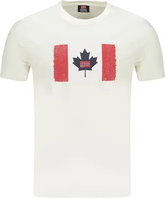 Produktbild von Herren Kurzarm T-Shirt Weiß mit Logo & Druck - Rundhals