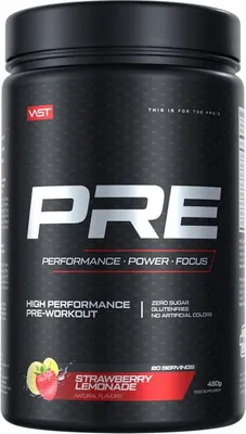 Produktbild von VAST Pre (20 serv) Strawberry Lemonade - Pre-Workout - Pre-Workout Booster