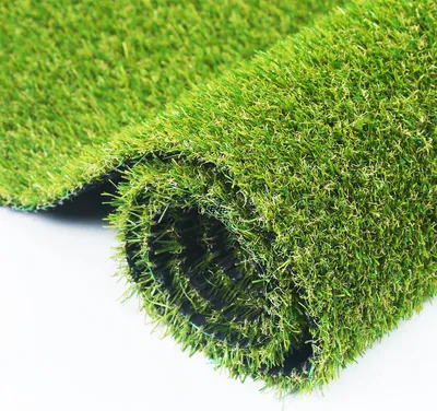 Productafbeelding van Jiubiaz Kunstgras, 2x3 meter, kunstgrasmat, 20 mm poolhoogte, hoge dichtheid, kunstgras, met een natuurlijke en realistische uitstraling, geschikt voor tuin, huisdieren en honden