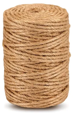 Produktbild von Juteschnur aus Naturmaterial, 4 mm x 60 Meter, Sisal Hanf Seil für verschiedene Anwendungen