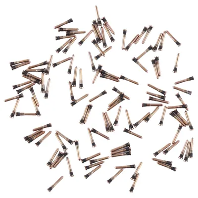 Immagine prodotto di Per Apple iPhone 11 / Pro / Max 100 pezzi. Viti di ricambio per presa di ricarica Ricambio oro