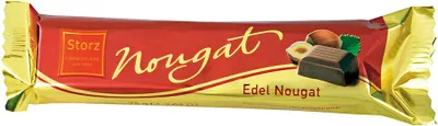 Produktbild von Storz Nougat-Stange 75 g / Haselnuss Nougat Riegel