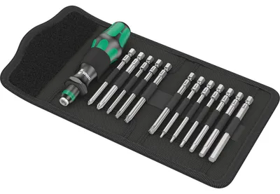 Produktbild von Wera Bicycle Set 2 - Handhalter mit Bitset - 13 Stücke - in Faltbeutel
