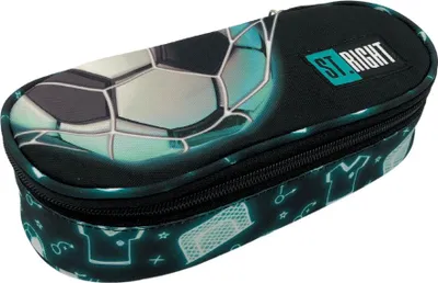 Produktbild von Gepolsterte Federmappe mit Innenklappe Neon Football St.Right Majewski