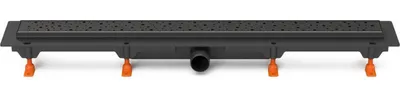 Immagine prodotto di Sgocciolatoio da pavimento Chud?j nero 850 mm, attacco laterale D40, centro nero CH 850 MC