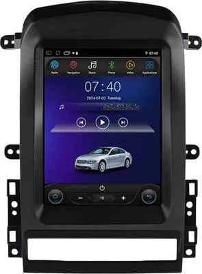 Obrázek produktu pro Autorádio s Bluetooth a CarPlay pro Chevrolet Captiva Sport (2006–2012) – Kompatibilní s Apple a Android – Stereo systém s navigačním systémem – 1 GB RAM, 16 GB paměti