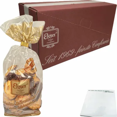 Produktbild von Esser Schokobärentatzen VPE (10x250g Beutel) + usy Block